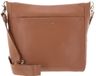 Mandarina Duck Mellow Leather Crossover Bag Pecan Nut Lichtbruin