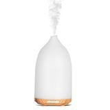 Romon Diffuser voor etherische oliën, luchtbevochtiger, BPA-vrij, met timer, led-kleuren, aroma-diffuser voor etherische oliën voor thuis, yoga, slaapkamer, wit