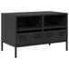 vidaXL TV-meubel 135x39x43,5 cm koudgewalst staal zwart