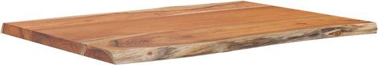 vidaXL Tafelblad - rechthoekig - natuurlijke rand - 50x40x2,5 cm - acaciahout