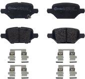 BREMBO A.B.S. All Brake Systems Remblokken – Set 4-delig – Incl. Slijtage-indicator – ECE-R90 – Geschikt voor Opel Mokka