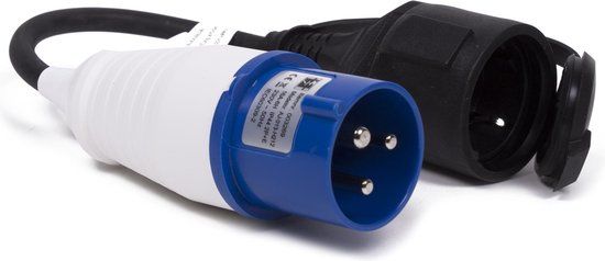 Benson Adapter 230V - 3-polig - Spatwaterdicht - Kinderslot - 38 cm