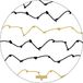 Bonateks, Ronde digitaal bedrukte muismat, antislip onderkant, voor kantoor en thuis, diameter: 22 cm