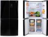 PRIMO PR182MD Koelvriescombinatie – Amerikaanse Koelkast – 4 deuren – No Frost - Energieklasse C – 362 liter (237 + 125) - Zwart