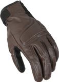 Macna Felon Motorfiets handschoenen - Donkerbruin - Leer - Maat XL