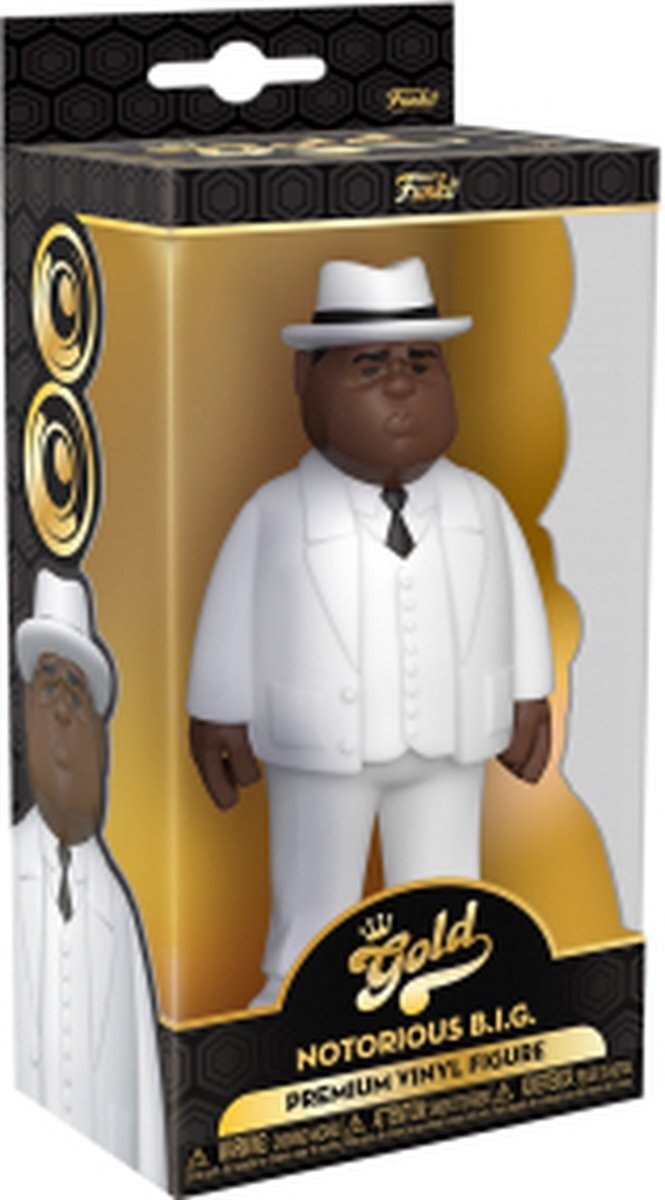 Funko Vinyl Gold 5: Biggie Smalls - White Suit