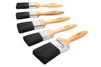 ProDec 5-delige professionele kwastenset voor schilderen met emulsie, glans en satijnverf op muren, plafonds, hout en metaal, bestaande uit 2x 1,5, 2x 2, 1x 3 inch kwasten