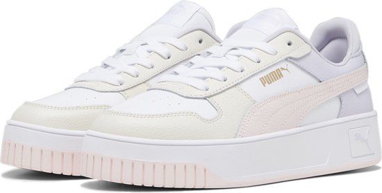 PUMA Carina Street Dames Sneakers - PUMA White-Frosty Pink-Alpine Snow