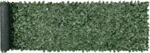 Clôture d'intimité en lierre, 1 x 4 m de revêtement mural artificiel vert, clôture en lierre vert avec support en maille et joints renforcés, haies artificielles avec décoration de feuilles de vigne pour jardin, cour et balcon