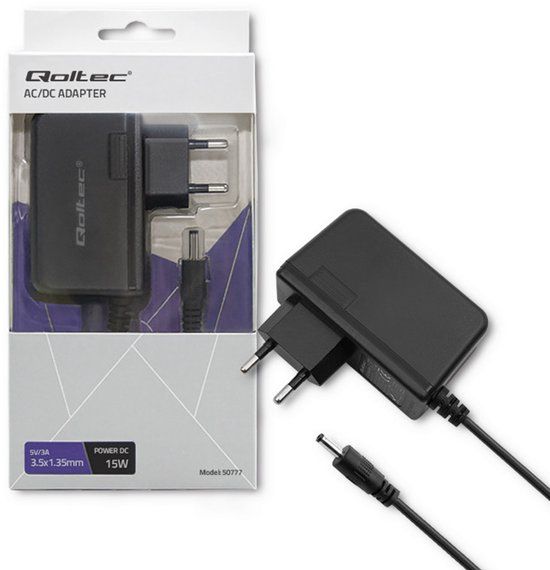 Qoltec Serie - Voedingsadapter - 15W - 5V - 3A