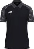 Jako Sonic Polo Kinderen - Zwart / Antraciet | Maat: 164