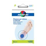 FOOT Master-Aid Foot Care Silicone Heel Insole Size L - Pack of 2