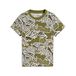 PUMA Essentials T-shirt met Scribble-print voor Heren, Groen, Maat 2-3Y