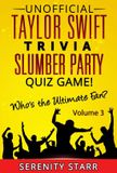 Ty Unofficial Taylor Swift Trivia Slumber Party Quiz Game Volume 3