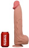 Lovetoy - Dildo Met Sliding Skin Technologie - 36 x 6.6 cm - Lichte Huidskleur