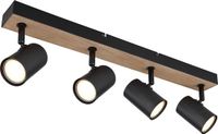 Globo Robby - Spot - 4-lichts - Zwart - Metaal