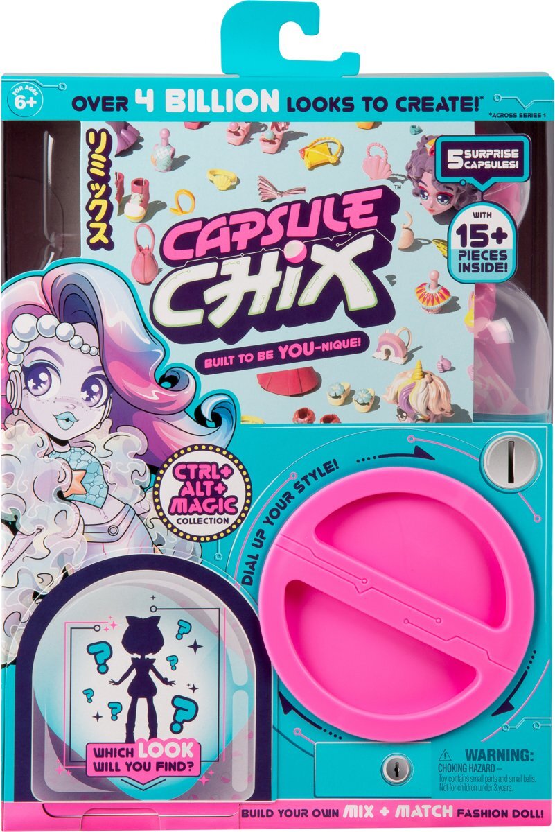 Capsule Chix Individuele set- CTRL+ALT+Magic - 5 verrassingscapsules! - speelfiguur