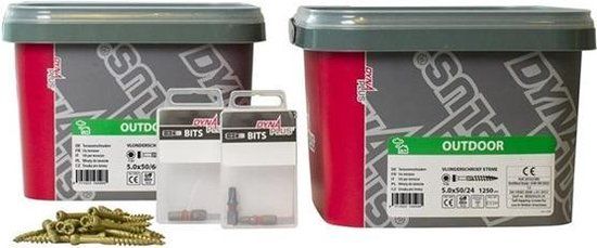 Dynaplus Vlonderschroeven - 5x50 mm - AR-coating - Torx-25 - 1250 stuks