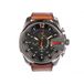Diesel Mega Chief Herenhorloge, chronograaf uurwerk met leren band
