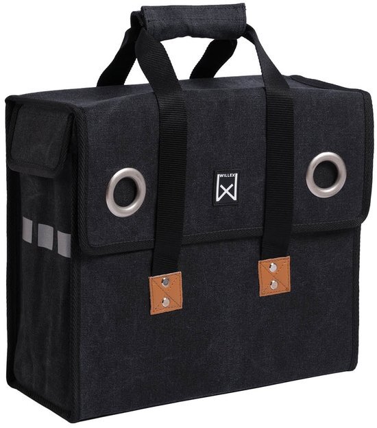 WILLEX Canvas Shopper Zwart