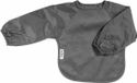 Silly Billyz Lange Mouw Fleece Slabbetje Large - Antraciet