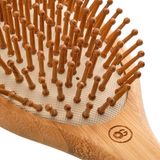 Olivia Garden Bamboo Touch Detangle Massage Medium Oval Brush - Beige