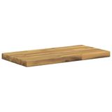vidaXL Tafelblad Rechthoekig Wit Glas 60 x 30 x 3 cm