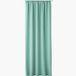 Sans marque Rideau vert menthe 140x250 cm