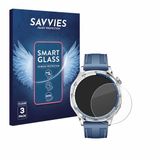 Savvies 3 Stuks Screenprotector - geschikt voor Huawei Watch GT 5 / GT 5 Pro (46 mm) - beschermfolie glas transparant