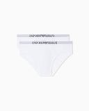 Emporio Armani Em000251_af14134 Slips 2 Eenheden Wit S Man