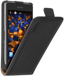 mumbi Flip Case voor Sony Xperia Z1 Compact - Zwart