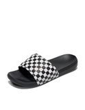 Vans La Costa Slide-On Checkerboard Truwht/Blk Heren
