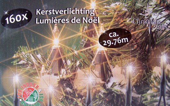 Christmas Gifts Kerstverlichting helder 160 lampjes