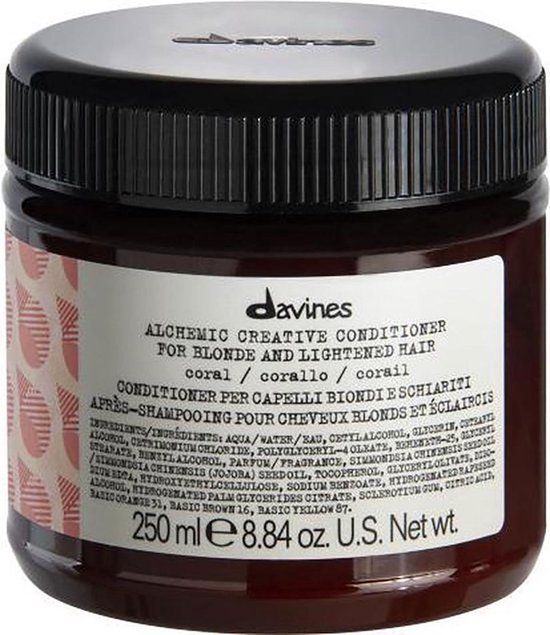 Davines Alchemic Coral Conditioner - 250ml - Blonde or Graying Hair