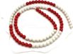 WISSNER RE-Plastic Kralenketting Rood/Wit