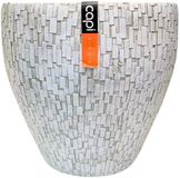 Capi Europe pot à fleurs blanc 39 cm set de 2