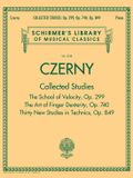 Schirmer's Hal Leonard Corporation Czerny Collected Studies - Op. 299, Op. 740, Op. 849
