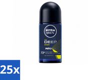 NIVEA MEN Deodorant Roller Deep Sport 25 stuks