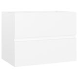 VidaXL Wastafelkast 60x38,5x45 cm bewerkt hout wit