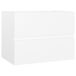 VidaXL Wastafelkast 60x38,5x45 cm bewerkt hout wit