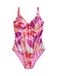 Next Maillot de bain 'Tummy Control' rose / rose foncé / rouge / blanc