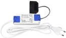 Merkloos LED transformator 12V met 6-voudige mini-AMP-verdeler en 1,5 m voedingskabel