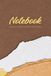Notebook: Aesthetic Earth Tone Torn Paper Journal: Vintage Kraft Craft Lined Notebook for Writing, Journaling, and Note Taking