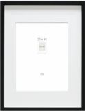 Deknudt Frames Fotolijst - zwart met passe-partout - 20x30 / 30x40 cm
