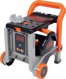 Smoby Black & Decker Bricolo Duiveltje - Werkbank met Steekwagen - 19 Accessoires - 3+ jaar