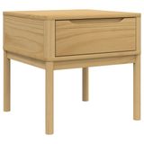 VidaXL FLORO salontafel massief grenenhout wasbruin 55x55x54 cm