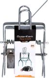 Knock Pest Control Gegalvaniseerde mollenklem 1 stuk - Ongedierteval - Mollenval - Mollenverjager - Herbruikbaar - Metaal