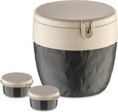 Koziol Bento Box Groot Natuur As Grijs Organic Bio Circular