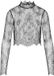 Hunkemöller Top Camille Zwart Lange Mouw Vrouwen Polyamide S