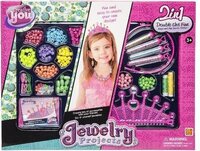 Duckiez Doe-het-zelf juwelen set - Roze/Geel/Oranje/Groen/Lichtblauw - Kinderen